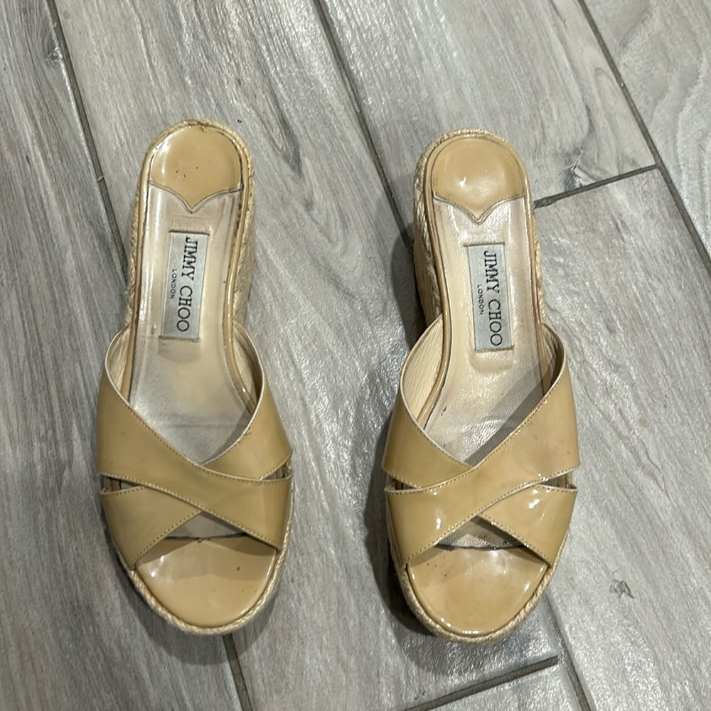 Jimmy choo platform sandal